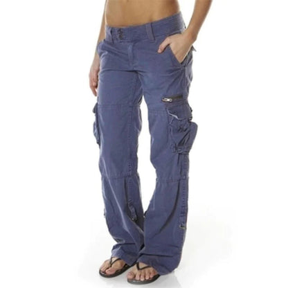 Women's Cargo Pants Relaxed Fit Streetwear Utility Trousers
