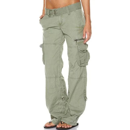 Women's Cargo Pants Relaxed Fit Streetwear Utility Trousers