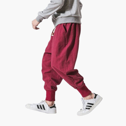 Men's Casual Harem Pants Relaxed Fit Everyday Comfort Style
