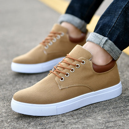 Men's Casual Canvas Sneakers – Versatile Everyday Comfort Shoes