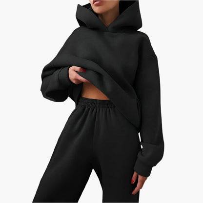 Women's Oversized Hoodie and Jogger Lounge Set – Cozy Relaxed Fit Loungewear