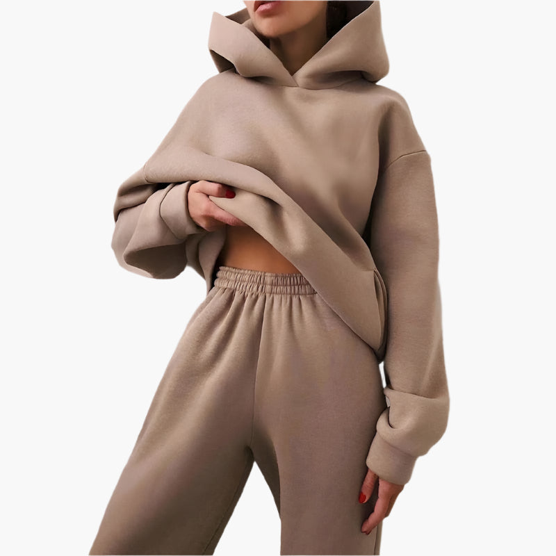Women's Oversized Hoodie and Jogger Lounge Set – Cozy Relaxed Fit Loungewear