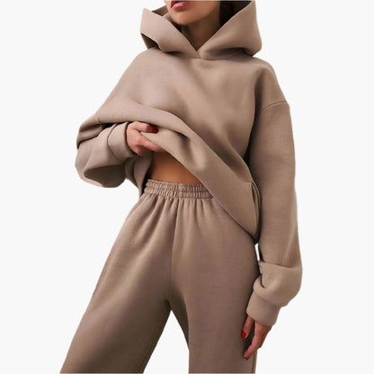Women's Oversized Hoodie and Jogger Lounge Set – Cozy Relaxed Fit Loungewear