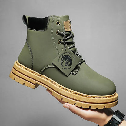 Men's Outdoor Combat-Style Ankle Boots for Adventure and Everyday Wear