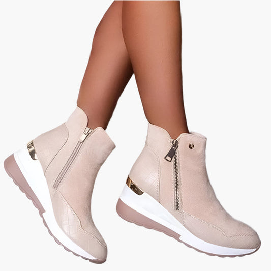 Women's Orthopaedic Winter Wedge Boots - Fashion Comfort Walking Sneakers