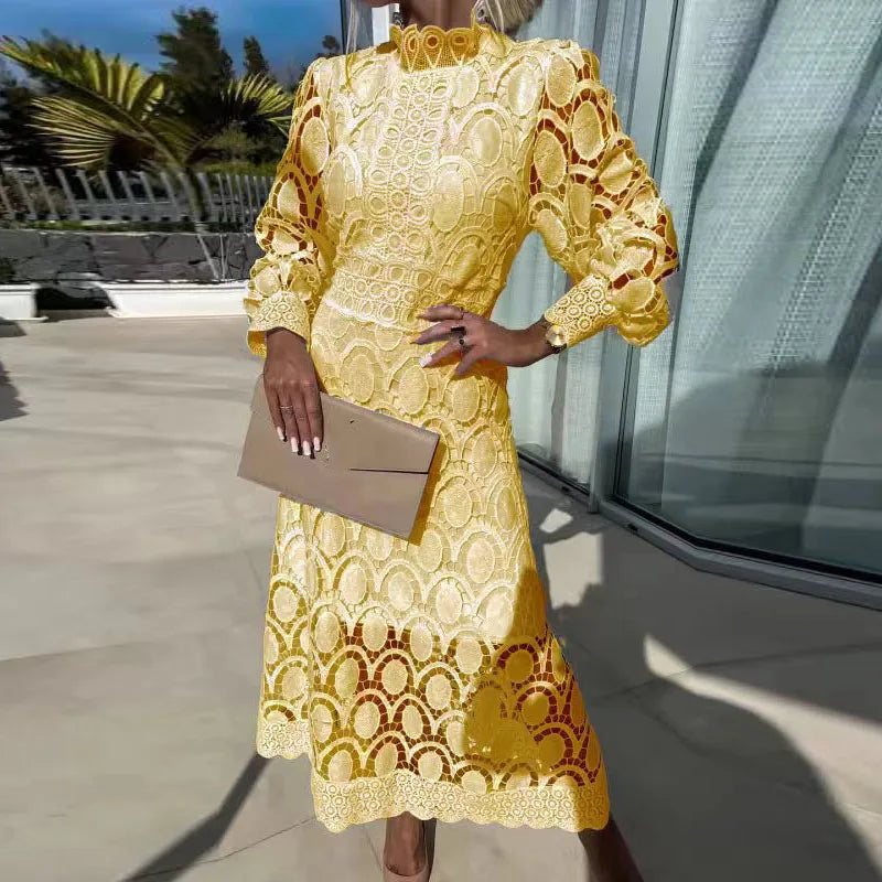 Women's Chic Midi Dress – Elegant Gala, Party & Bridesmaid Style