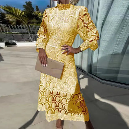 Women's Chic Midi Dress – Elegant Gala, Party & Bridesmaid Style