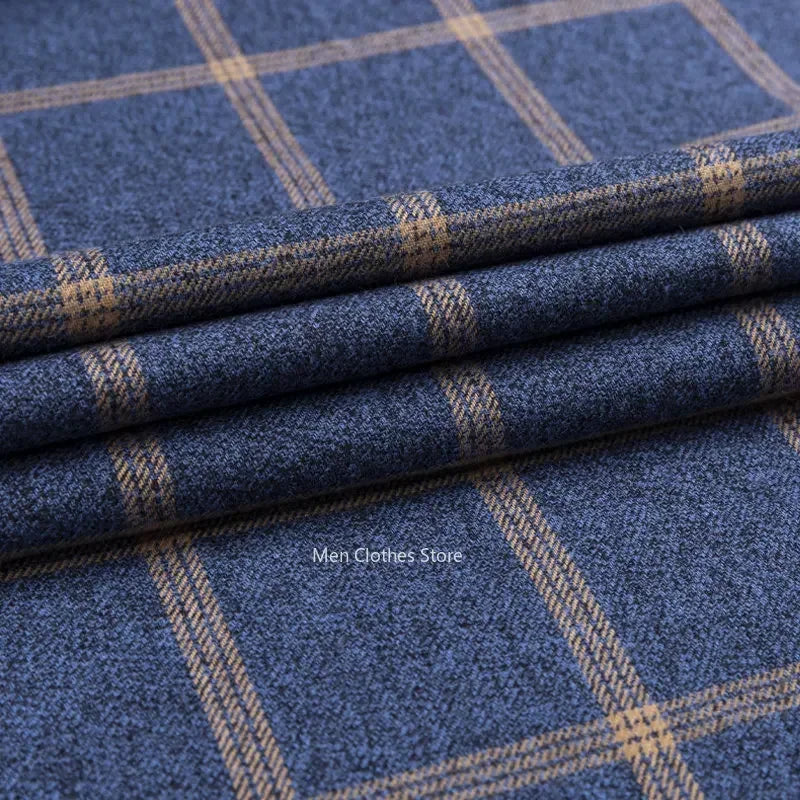 Cameron – Men's Long Sleeve Cotton Plaid Shirt