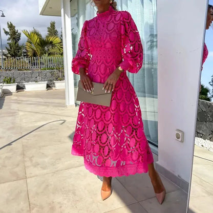 Women's Chic Midi Dress – Elegant Gala, Party & Bridesmaid Style