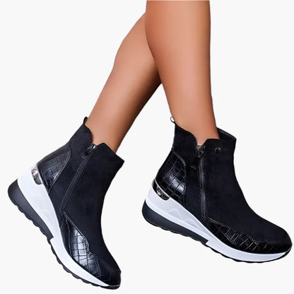 Women's Orthopaedic Winter Wedge Boots - Fashion Comfort Walking Sneakers