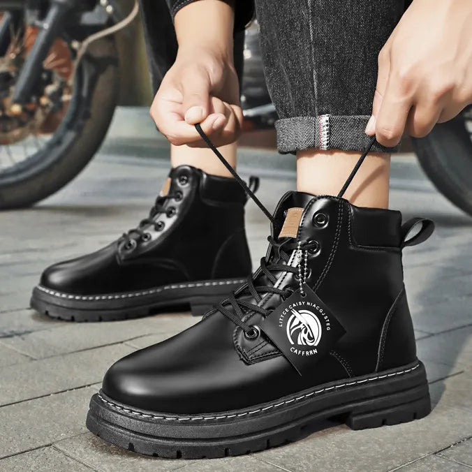 Men's Outdoor Combat-Style Ankle Boots for Adventure and Everyday Wear