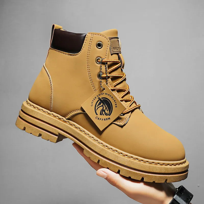 Men's Outdoor Combat-Style Ankle Boots for Adventure and Everyday Wear