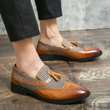 Men's Classic Tassel Loafers for Business and Formal Wear