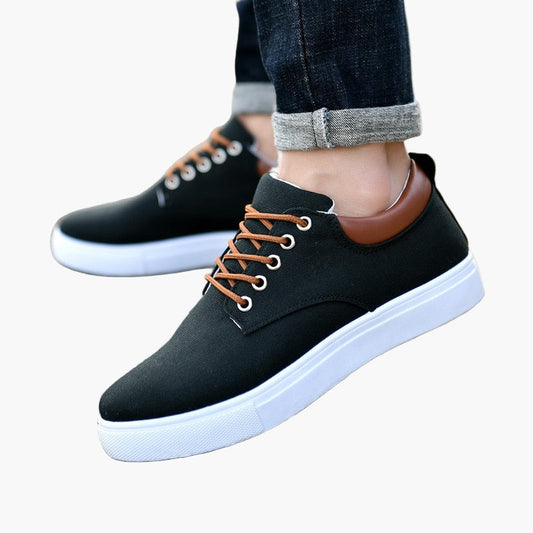 Men's Casual Canvas Sneakers – Versatile Everyday Comfort Shoes