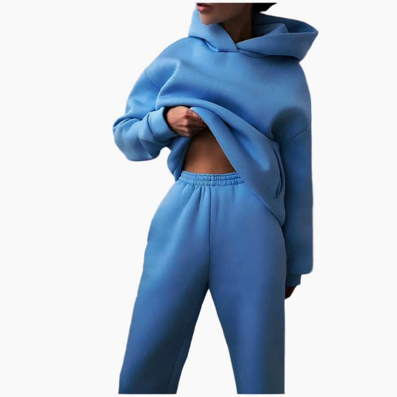 Women's Oversized Hoodie and Jogger Lounge Set – Cozy Relaxed Fit Loungewear