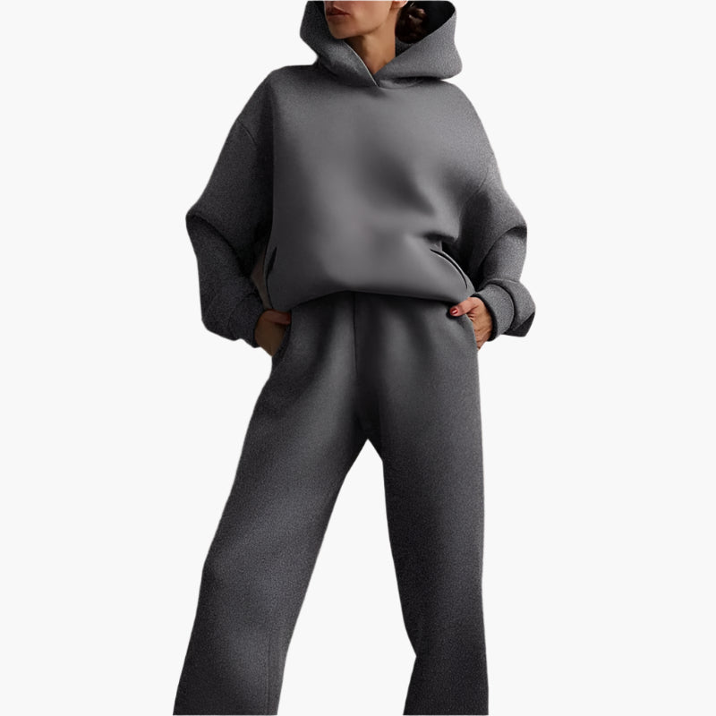 Women's Oversized Hoodie and Jogger Lounge Set – Cozy Relaxed Fit Loungewear