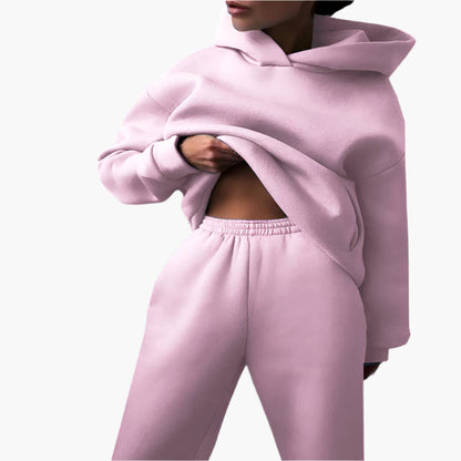Women's Oversized Hoodie and Jogger Lounge Set – Cozy Relaxed Fit Loungewear