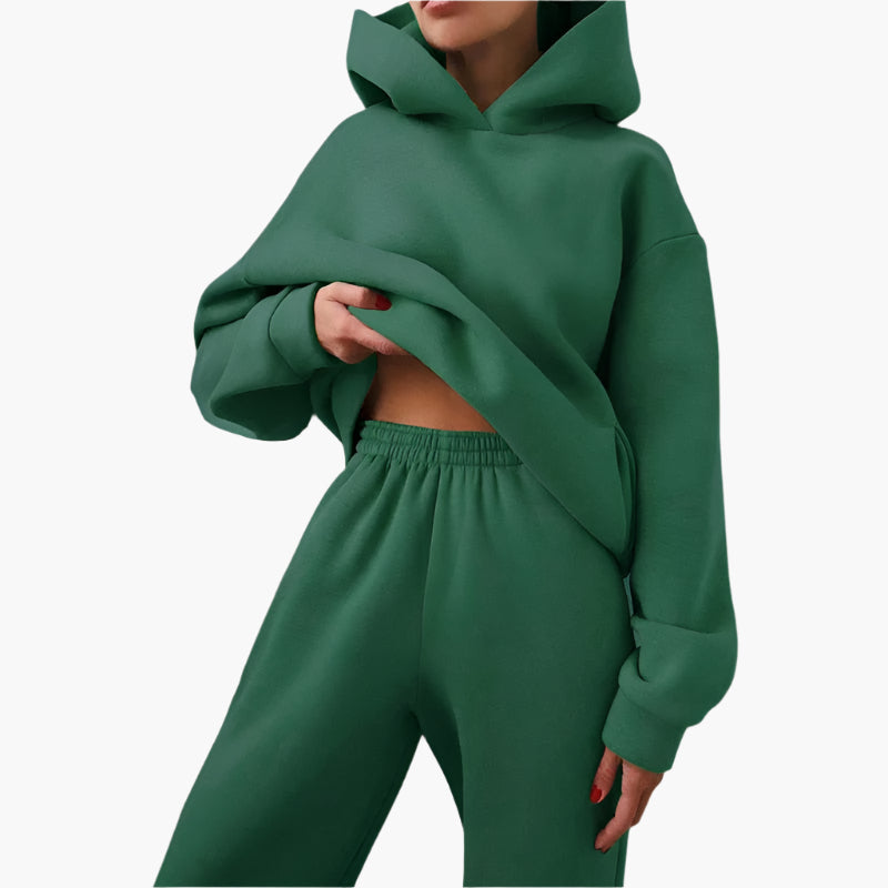 Women's Oversized Hoodie and Jogger Lounge Set – Cozy Relaxed Fit Loungewear