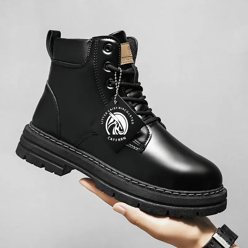 Men's Outdoor Combat-Style Ankle Boots for Adventure and Everyday Wear