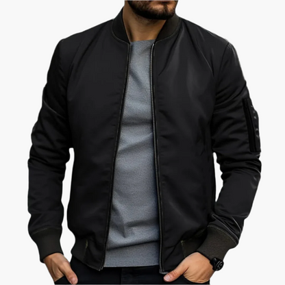 Men's Modern Lightweight Transitional Bomber Jacket – Stylish Everyday Outerwear
