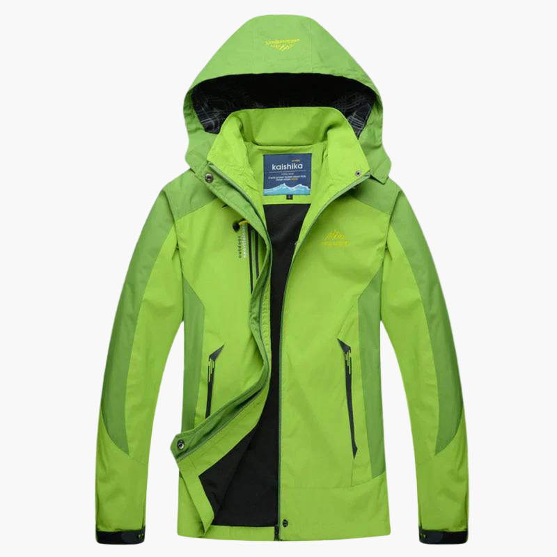 Women's Outdoor Waterproof Windbreaker Jacket – Lightweight Hiking & Camping Shell