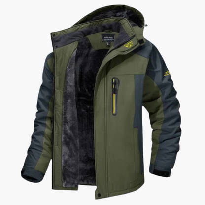 Men's Outdoor Winter Jacket – Waterproof, Warm, Casual Style for Cold Weather