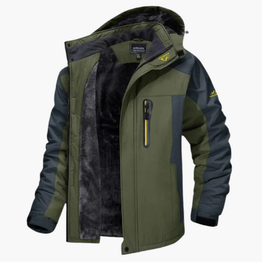 Men's Outdoor Winter Jacket – Waterproof, Warm, Casual Style for Cold Weather
