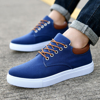 Men's Casual Canvas Sneakers – Versatile Everyday Comfort Shoes