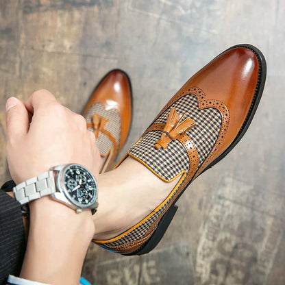 Men's Classic Tassel Loafers for Business and Formal Wear