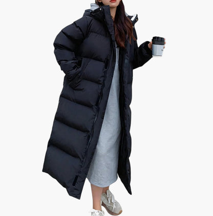 Women's Long Waterproof Puffer Parka Winter Jacket Insulated Hooded Coat