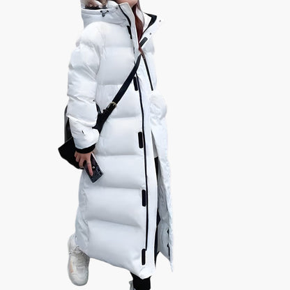Women's Long Waterproof Puffer Parka Winter Jacket Insulated Hooded Coat