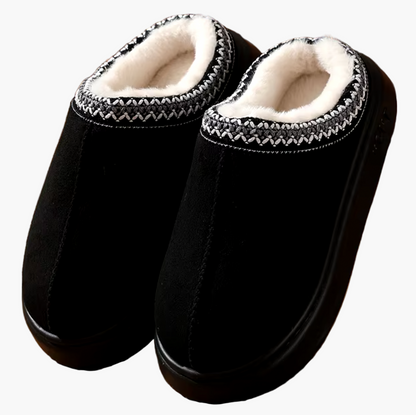 Men's Cozy Slip-On Winter Home Slippers – Plush Indoor/Outdoor Comfort