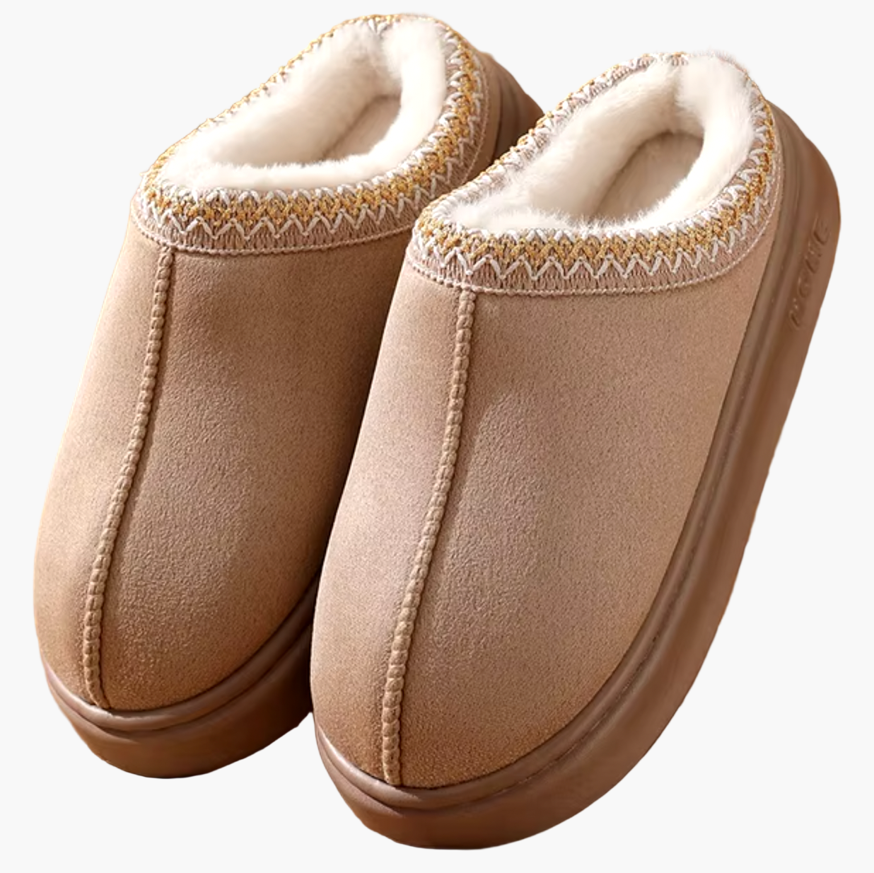 Men's Cozy Slip-On Winter Home Slippers – Plush Indoor/Outdoor Comfort