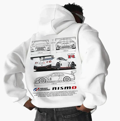 Unisex Porsche 911 GT3 RS Racing Graphic Hoodie – Sporty Pullover for Car Enthusiasts