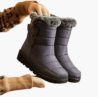Women's Waterproof Winter Snow Boots with Non-Slip Sole and Faux Fur Lining – Everyday Outdoor Comfort