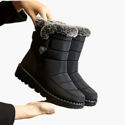 Women's Waterproof Winter Snow Boots with Non-Slip Sole and Faux Fur Lining – Everyday Outdoor Comfort