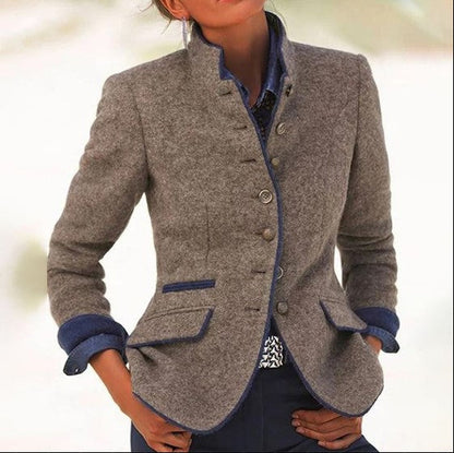 Women's Modern Tailored Blazer Jacket – Versatile Elegant Style for Office and Casual Wear