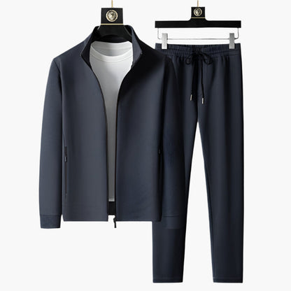 Men's Athletic Tracksuit Set – Sporty Zip-Up Jacket and Jogger Pants for Active & Casual Wear