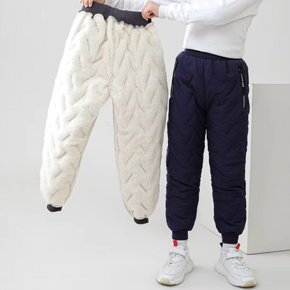 Kids' Outdoor Winter Pants - Water-Resistant, Fleece-Lined, Windproof, Adventure-Ready