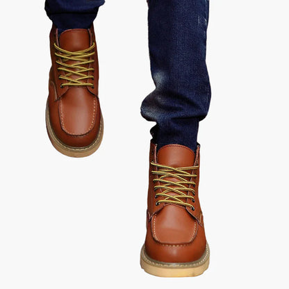 Men's Retro Winter Boots – Stylish Vintage-Inspired Outdoor Footwear for Cold Weather