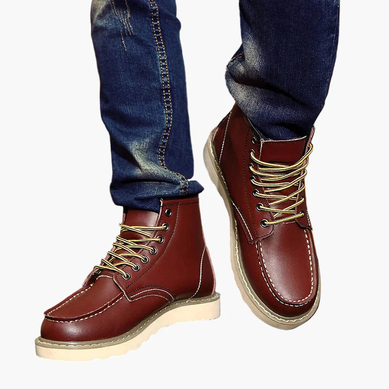 Men's Retro Winter Boots – Stylish Vintage-Inspired Outdoor Footwear for Cold Weather
