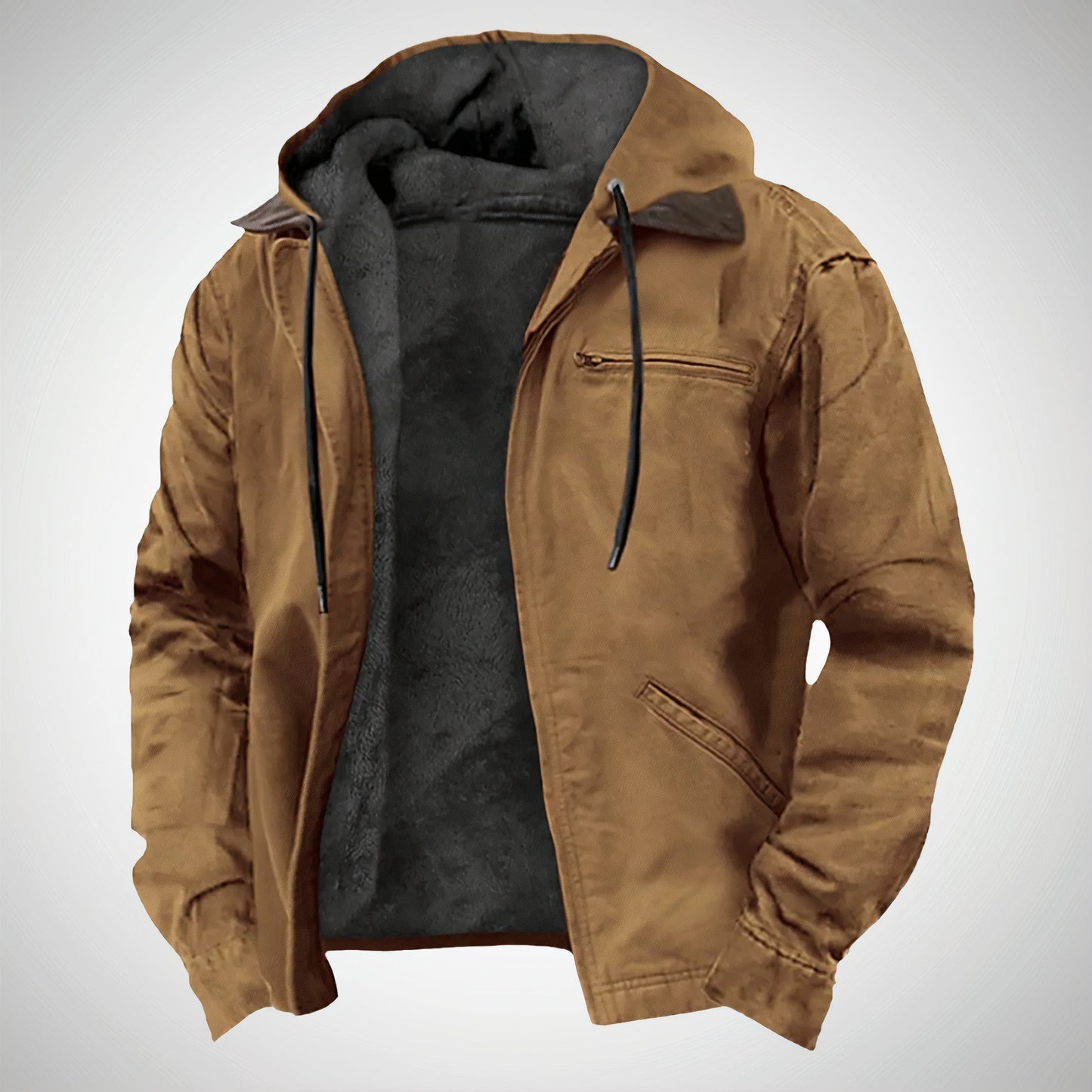 Men's Casual Hooded Autumn Jacket – Modern Lightweight Everyday Outerwear