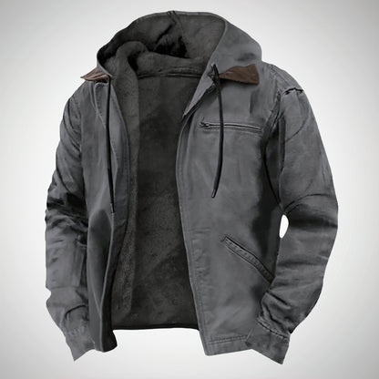 Men's Casual Hooded Autumn Jacket – Modern Lightweight Everyday Outerwear