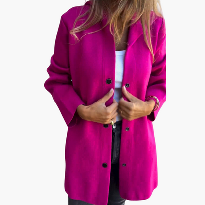 Women's Casual Single-Breasted Hooded Jacket – Everyday Relaxed Style