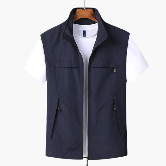 Men's Modern Versatile Vest – Sleeveless Everyday Style for All Seasons