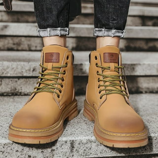 Men's Outdoor Combat-Style Ankle Boots for Adventure and Everyday Wear