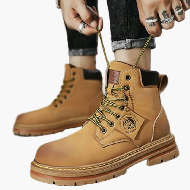 Men's Outdoor Combat-Style Ankle Boots for Adventure and Everyday Wear