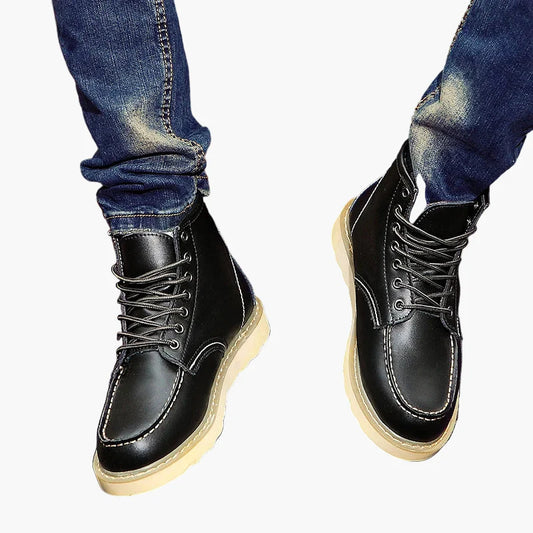 Men's Retro Winter Boots – Stylish Vintage-Inspired Outdoor Footwear for Cold Weather