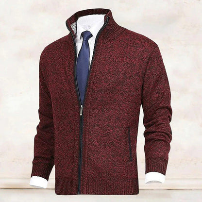 Men's Modern Zip-Up Cardigan for Daily Style and Comfort