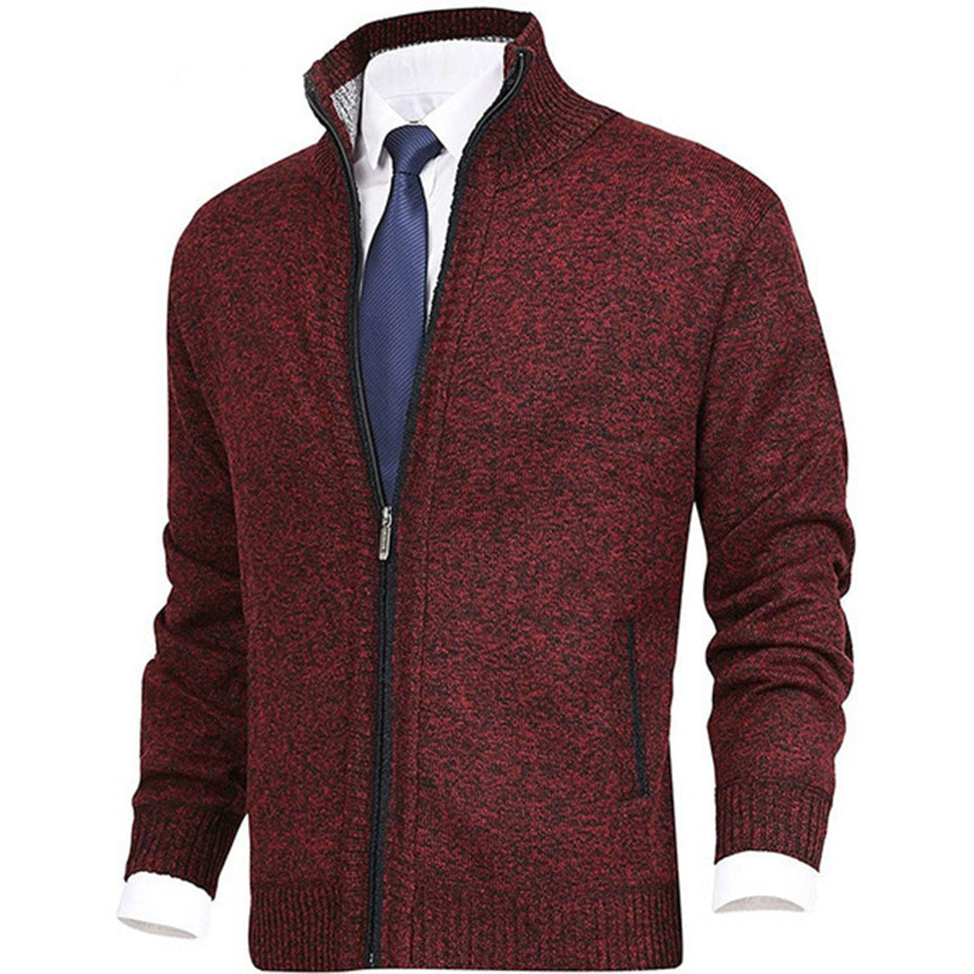 Men's Modern Zip-Up Cardigan for Daily Style and Comfort